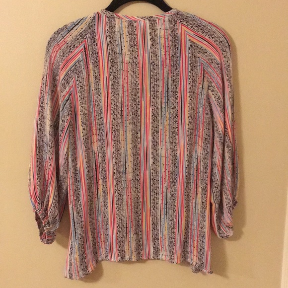 Tucker Silk Classic Tassel Blouse - Picture 3 of 5